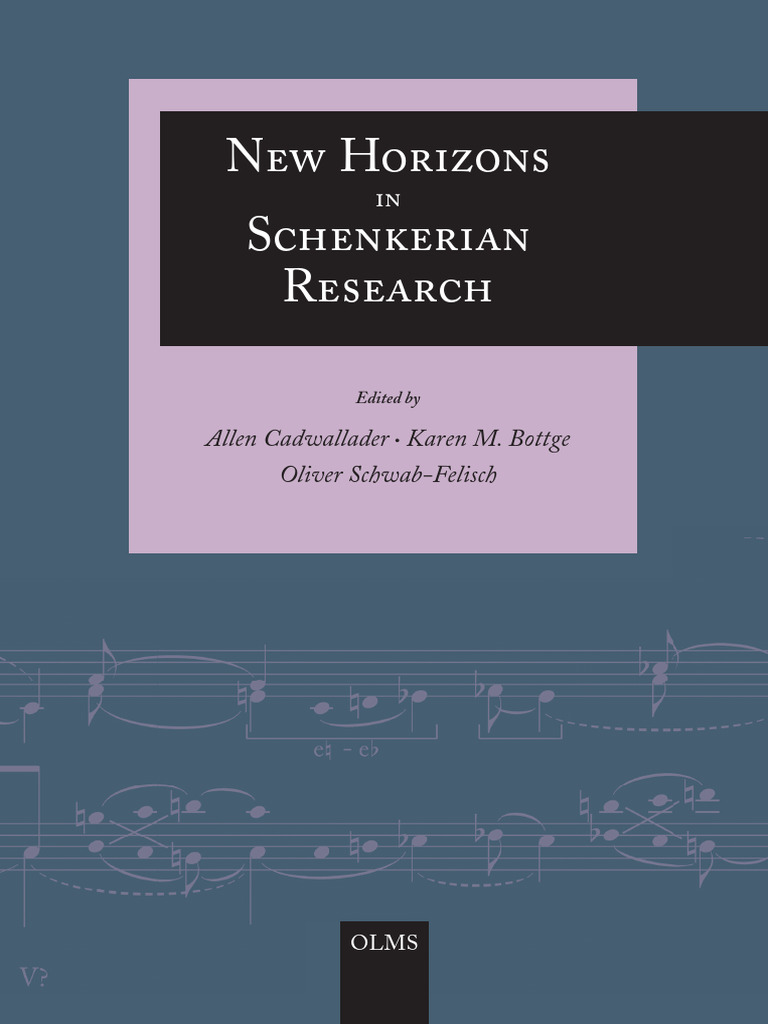 New Horizons in Schenkerian Research 3487161141 9783487161143 | PDF | Chord  (Music) | Harmony