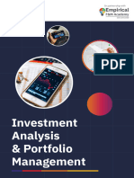 Investment Analysis and Portfolio Management