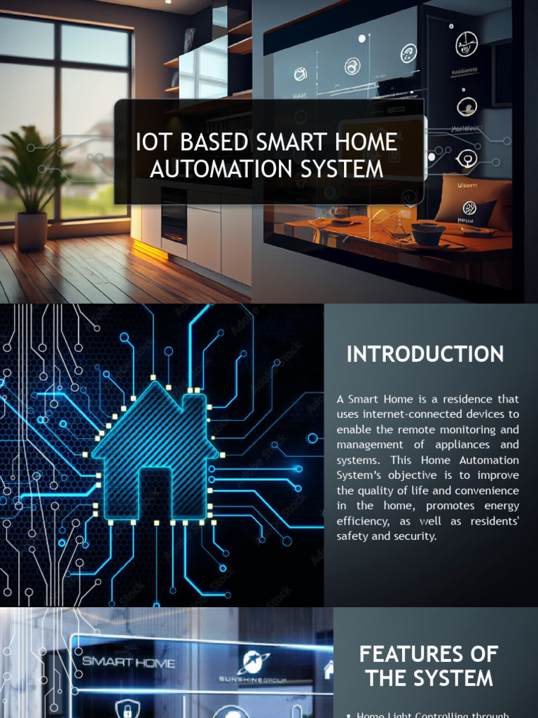 Smart Home Automation System PDF Home Automation Mobile App