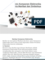 Jenis-Jenis Komponen Elektronika Beserta Manfaat Dan Simbolnya