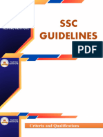 SSC Guidelines