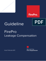 FirePro Leakage Compensation Guidelines