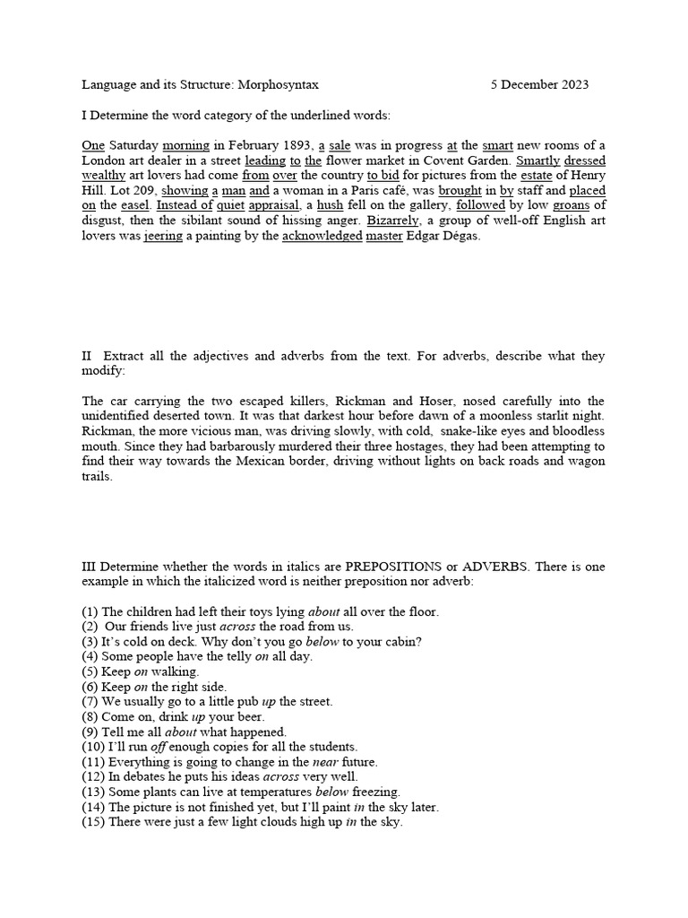 5 December Morphosyntax | PDF