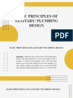 Basic Principle of Sanitary and Plumbing Design