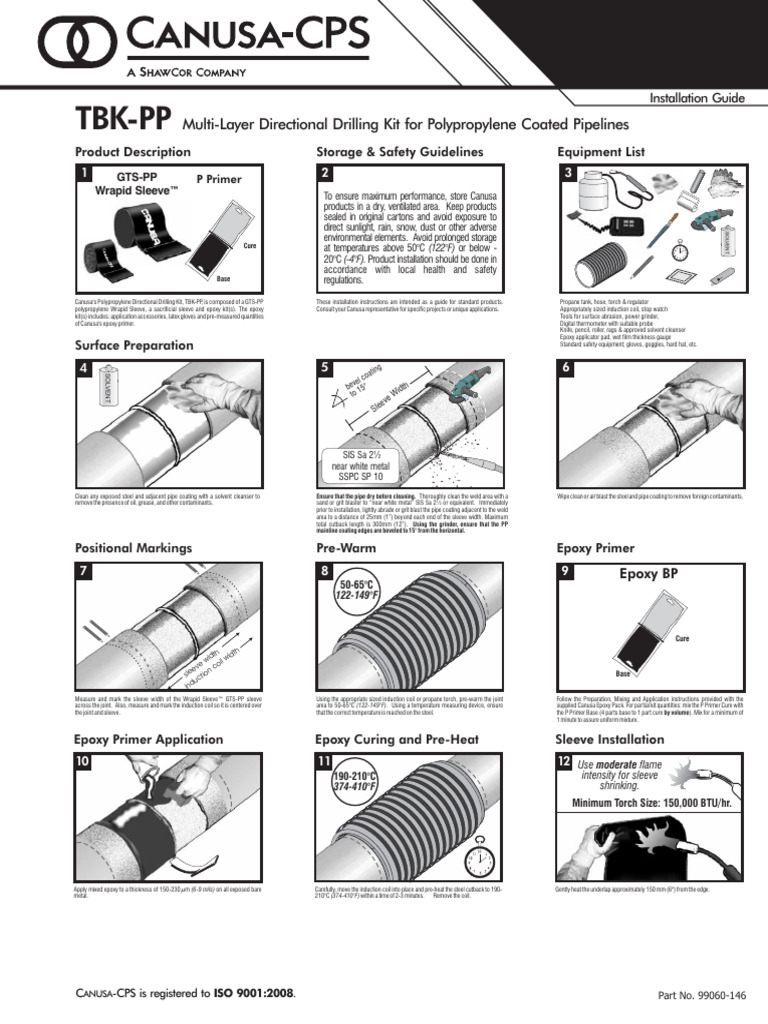 Coating - Installation Guide | PDF | Epoxy | Pipe (Fluid Conveyance)