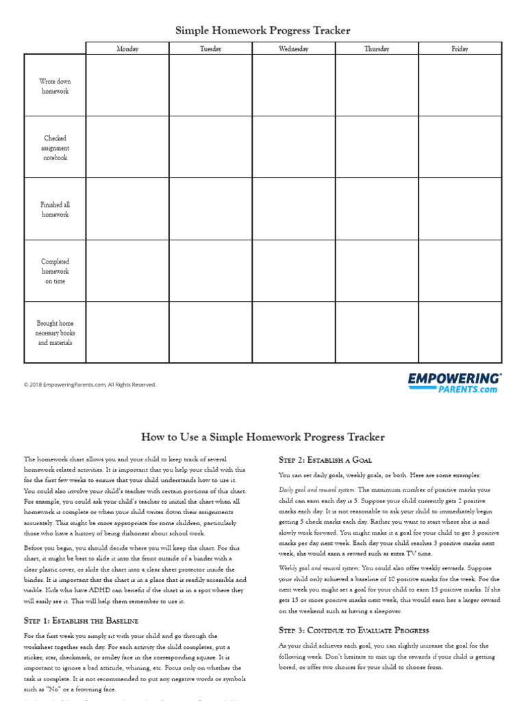simple_homework_chart1(1) | PDF | Behavioural Sciences | Cognitive Science