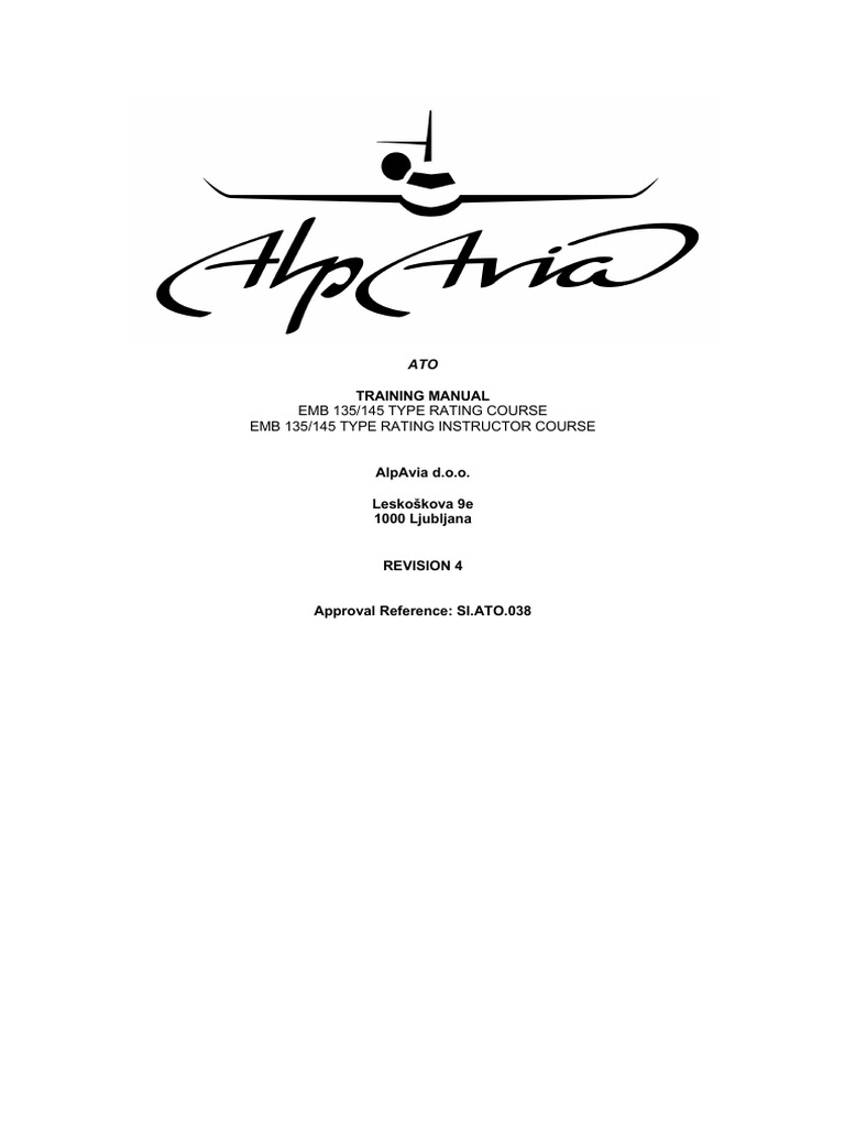 EMB 135/145 Type Rating Training Manual | PDF | Flight Instructor ...