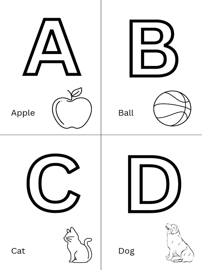 ABCD Words for Kids | PDF