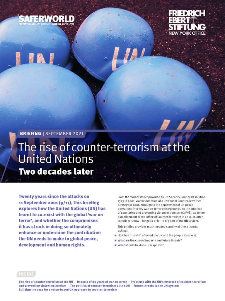 The Rise Of Counter Terrorism At The Un Pages Hq Pdf United Nations