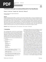 Transformer and Graph Convolutional Network For Text Classification