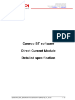 Direct Current Detailed Specification For Caneco BT - 2012-01-30