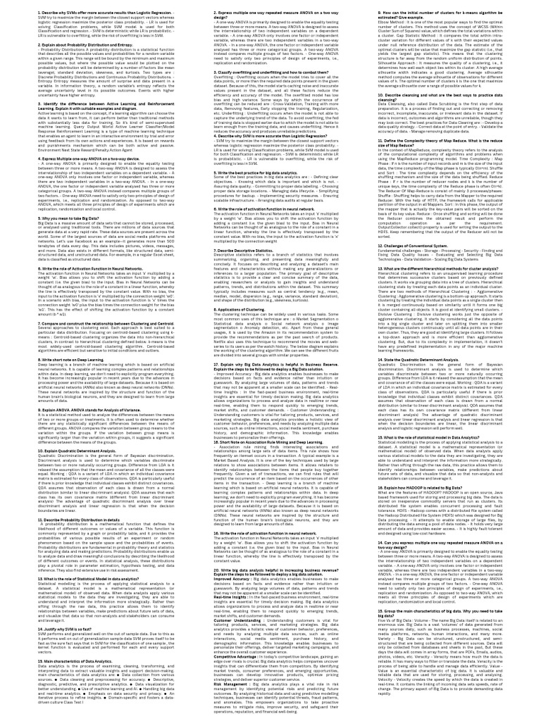 Data Analytics Micro | PDF