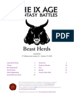 The Ninth Age - Beast Herds - T9A-FB - BH - Beta2-1 - EN