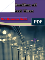 Estimation of Blood Urea 