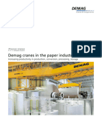 Demag Cranes in The Paper Industry: Increasing Productivity in Production, Conversion, Processing, Storage