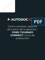 Cómo Cambiar - Soporte de Motor de La Derecha - FORD TOURNEO CONNECT - Guía de Sustitución
