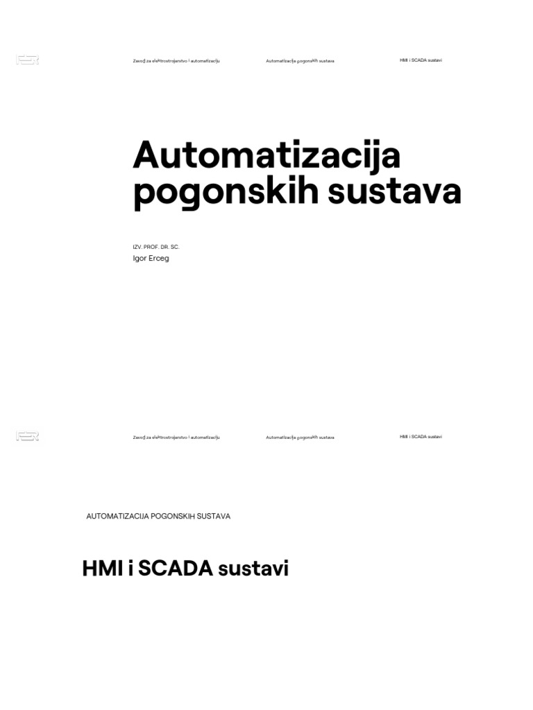 06 HMI I SCADA Sustavi 16 9 | PDF
