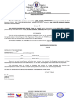 Sample Deed of Donation and Acceptance