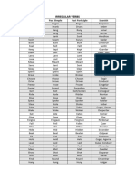 Irregular Verbs