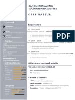 CV Dessinateur Andritho