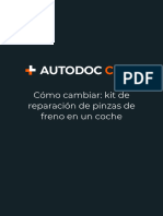 Cómo Cambiar - Kit de Reparación de Pinzas de Freno en Un Coche