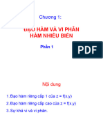 Giai-Tich-2 - Dao-Ham-Va-Vi-Phan-Ham-Nhieu-Bien - (Cuuduongthancong - Com)