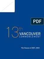 Vancouver2022 Commencement Program