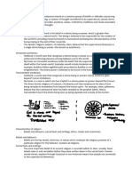 SOR Term 2 Notes - Nature of Relion and Christianity