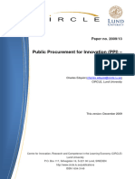 Public Procurement For Innovation (PPI)