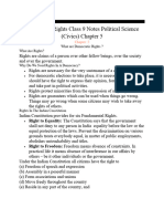 Democratic Rights Class 9 Notes Political Science (Civics) Chapter 5
