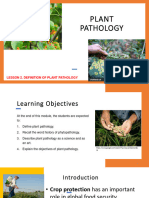 Lesson 2 Plant Pathology