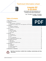 Technical Information Sheet: Limpido EZ & Ez-Duo