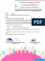 Surat Undangan Kepala Dinas Pendidikan Kabupaten Bandung