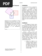 The Pythagorean Theorem