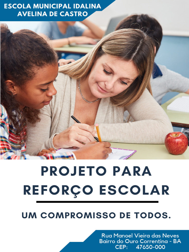 Projeto de Reforço Escolar para Alfabetização | PDF | Aprendizado ...