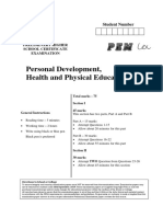 PEM 2019 PDHPE Preliminary Exam