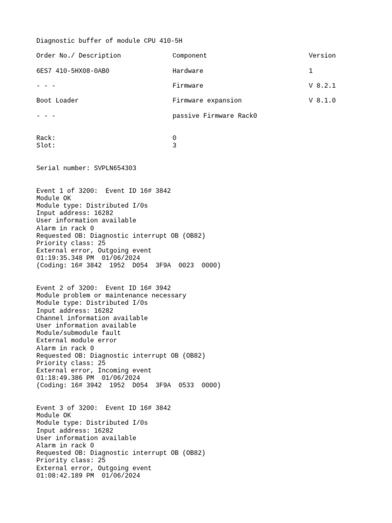 Module Maintenance Required Alerts | PDF | Process (Computing) | Module ...