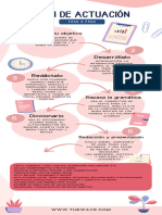 Infografia Paso A Paso Gratis Juvenil Rosa