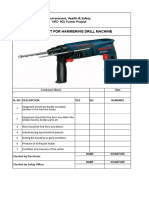 13 Checklist For Hammering Drill Machine