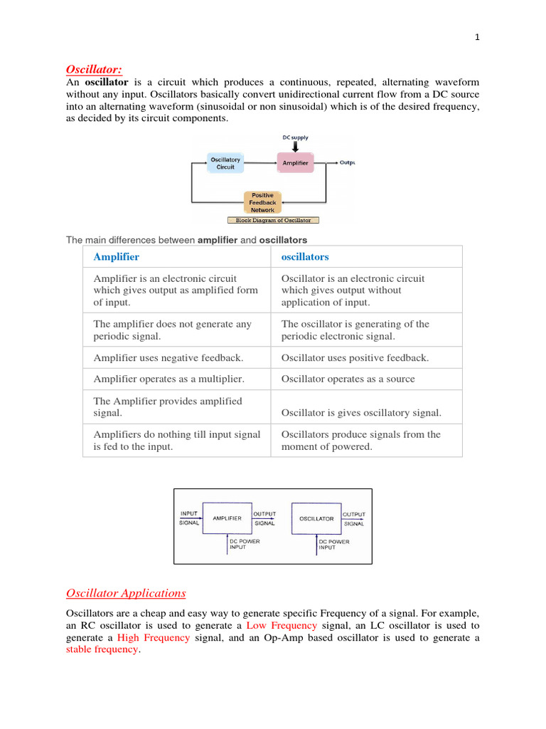 Oscillators PDF