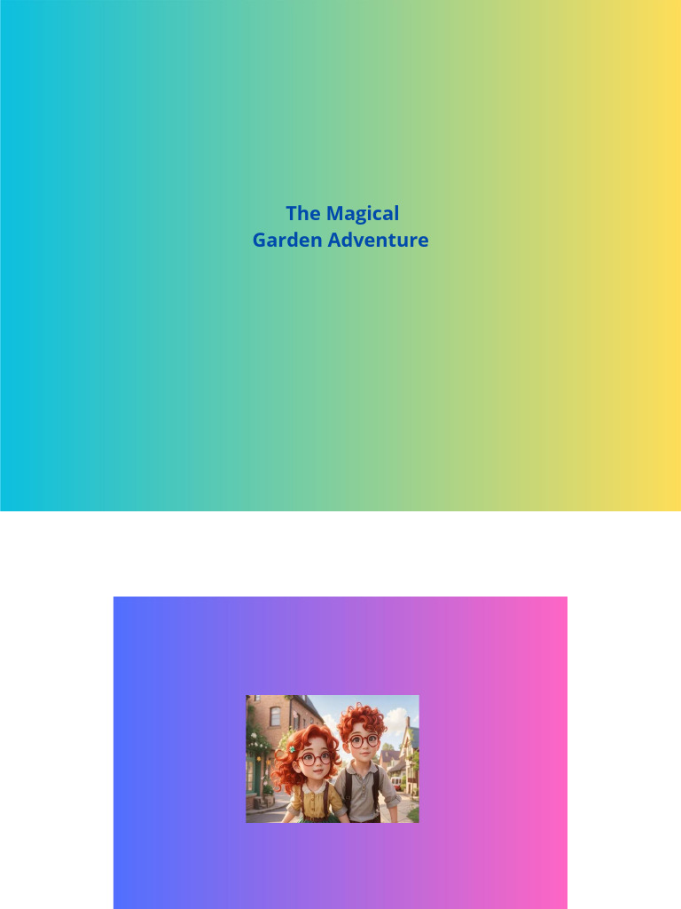 The Magical Garden Adventure Published PDF