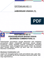 Pertemuan Ke-11: Penggabungan Usaha