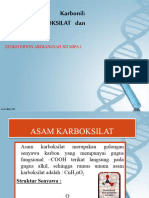 Remedial Kimia Membuat PPT Tentang Asam Karbosilat & Ester - Zenko Erwin Ardiansyah Xii Mipa 1 PDF
