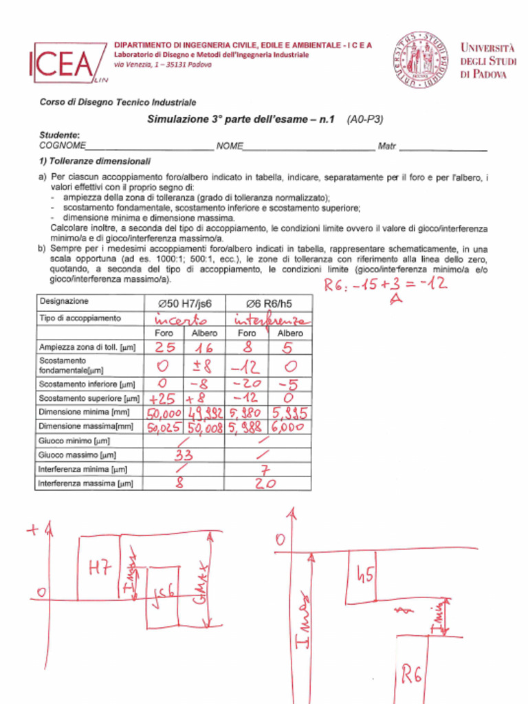 DTI-IM 2021-22 Simulazione 3a Parte n-1 Soluzione | PDF