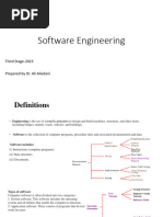 Software Engineering ch1 and 2