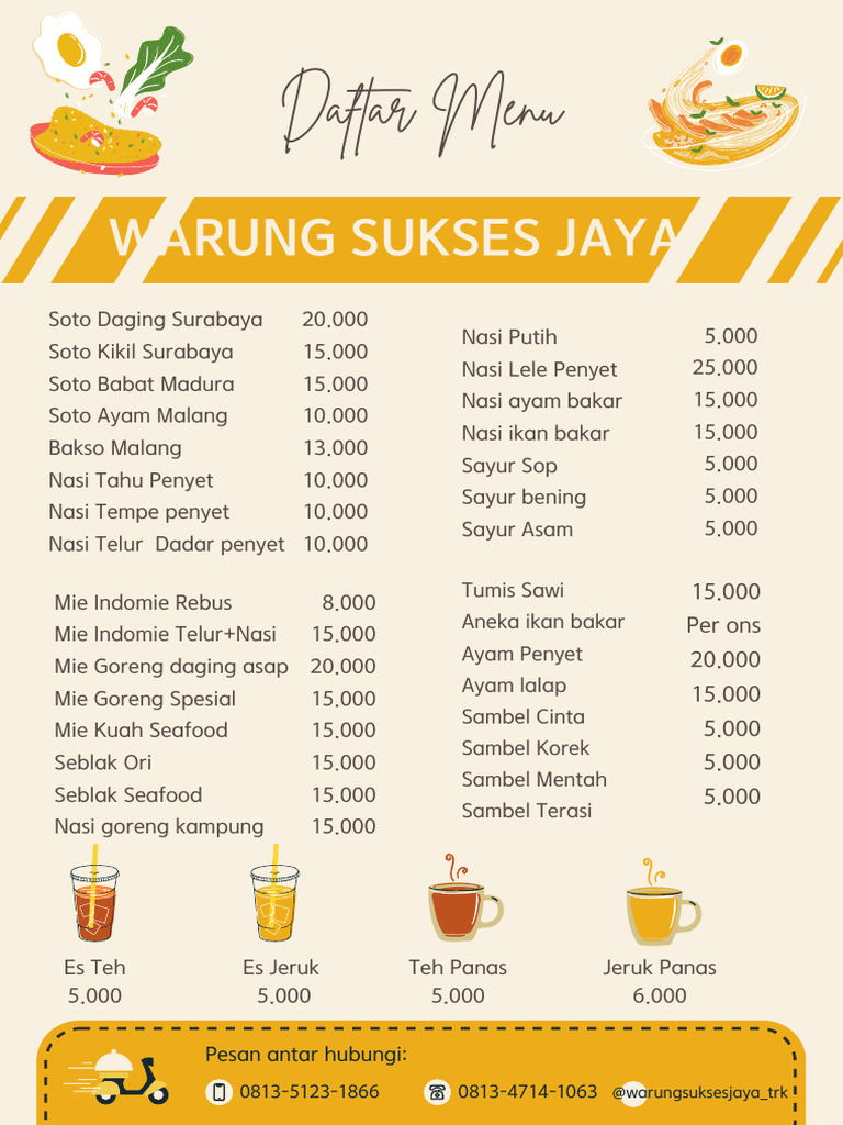 Menu Warung | PDF