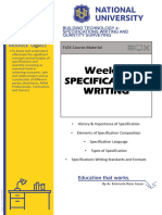 W2 Specifications Writing 1