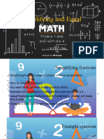 Simplifying and Equal Fractions