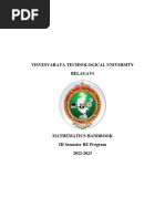 Mathematics Handbook For 3rd Semester 22 Sheme