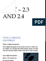 Unit - 2 2.3 and 2.4 Explanation Oxford Computing 9